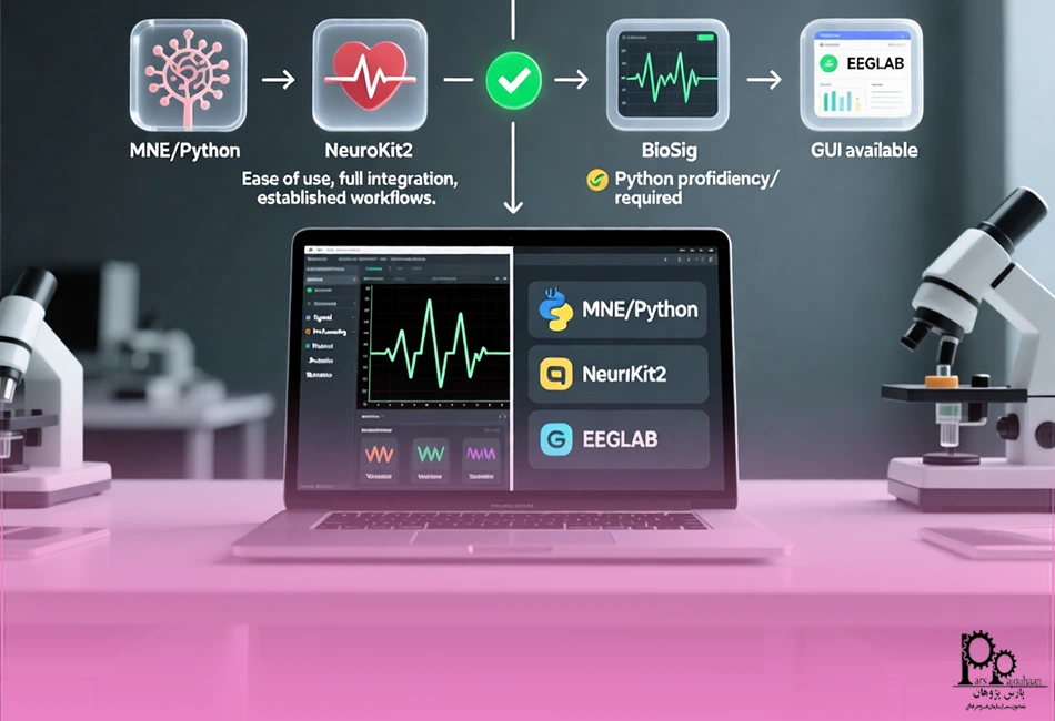 نرم افزارهای دیگر در پردازش سیگنال‌های پزشکی (ECG، EEG)